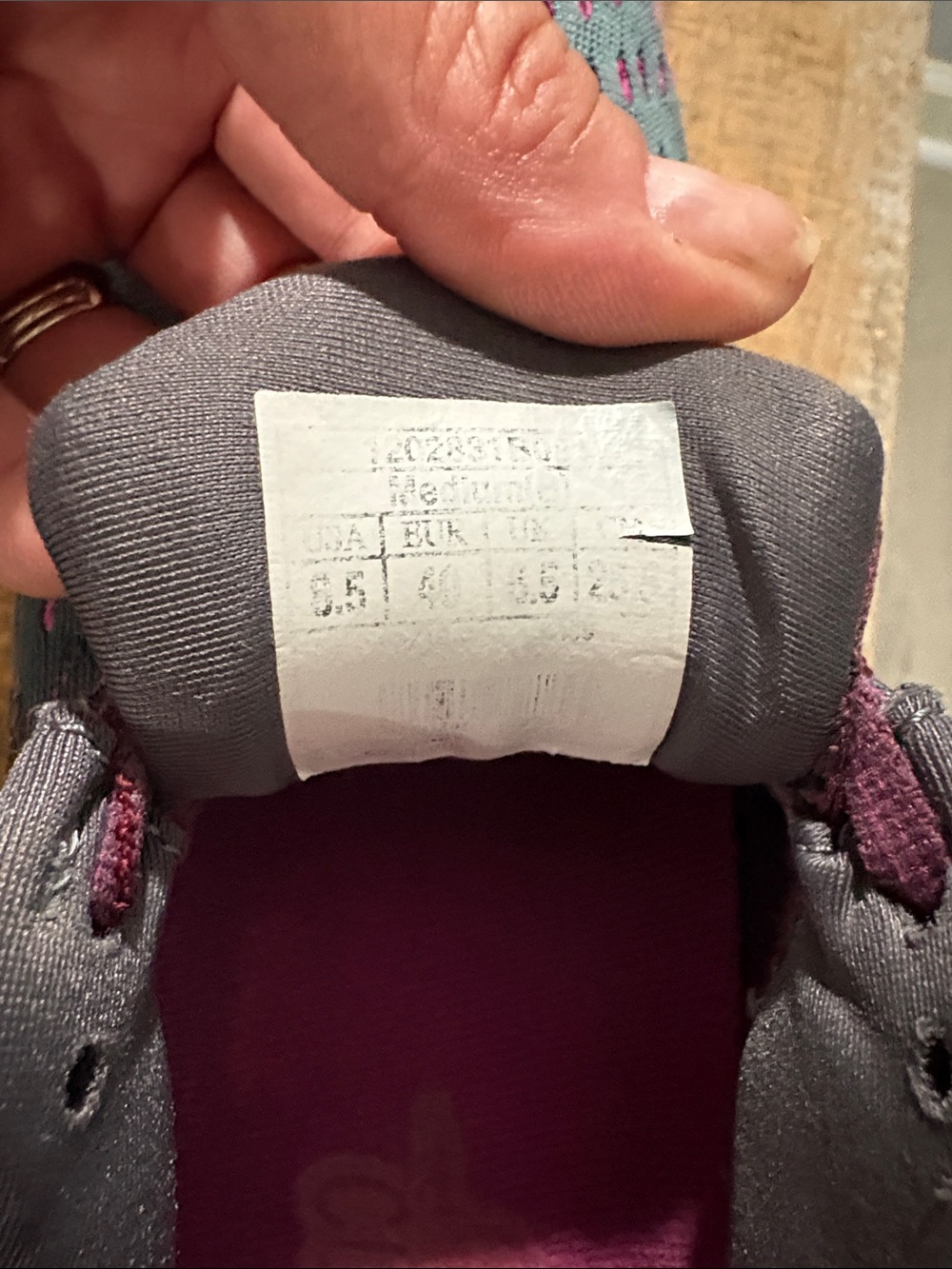 Brooks Women's Teal and Plum Running Shoes - Picture 7 of 8